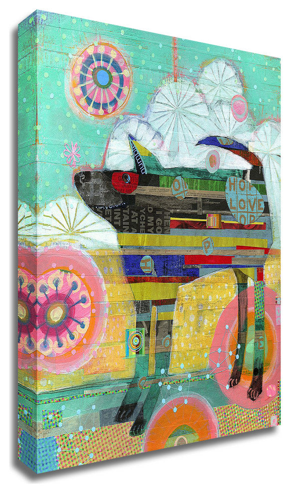 Snowflake on His Nose by Judy Verhoeven, Print on Canvas, 15" x 18"