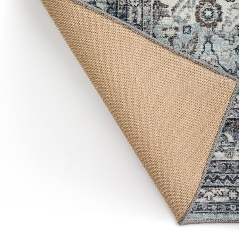 Jericho JC7 Pewter 6' x 6' Round Rug