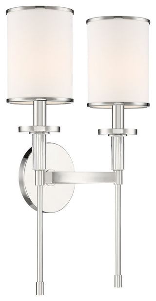 Crystorama Lighting Group HAT-472 Hatfield 2 Light 19" Tall Wall - Polished