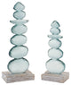 Stacking Rock Sculpture, 2-Piece Set
