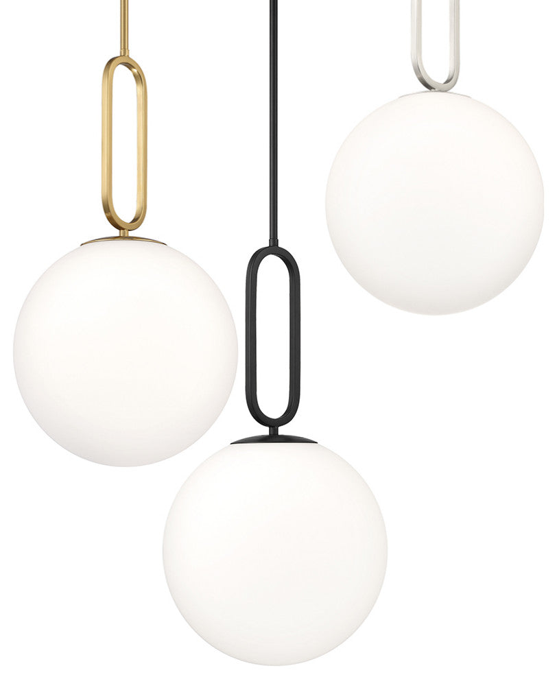 Prospect Pendant 1 Light Large Black