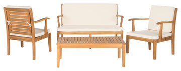 Safavieh Fresno 4-Piece Indoor-Outdoor Living Set
