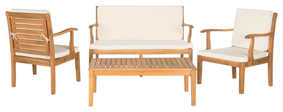 Safavieh Fresno 4-Piece Indoor-Outdoor Living Set
