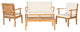 Safavieh Fresno 4-Piece Indoor-Outdoor Living Set