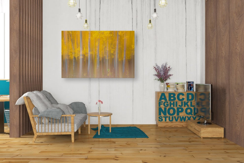 Epic Graffiti "Changing Seasons" by Darren White, Giclee Canvas Art, 26"x40"