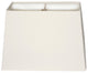 Rectangle Hard Back Lamp Shade, White
