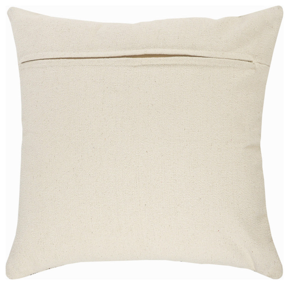 Bordered Modern Rustic Throw Pillow