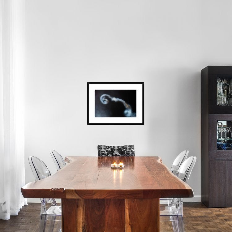 "Looping" Framed Digital Print by Ionut Harag, 30x22"