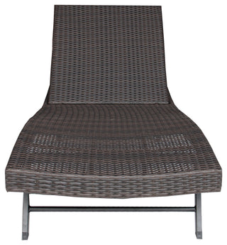Set of 4 Faro Chaise Lounge - Dark Brown