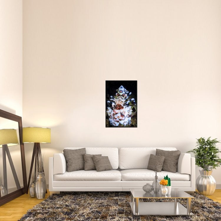 "Harlequin Shrimp" Framed Canvas Giclee by Barathieu Gabriel, 25x37"