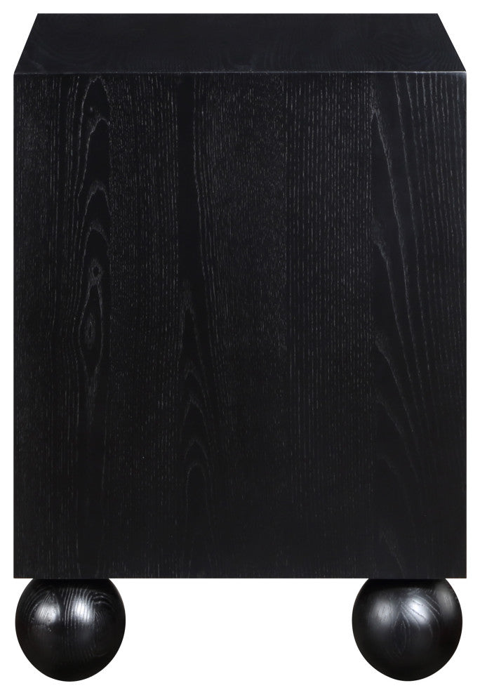 Kent Bedroom Set, Black, Nightstand