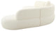 Broohah Cream Boucle Sectional Sofa