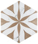 Llama Flower Loire Noce Porcelain Floor and Wall Tile