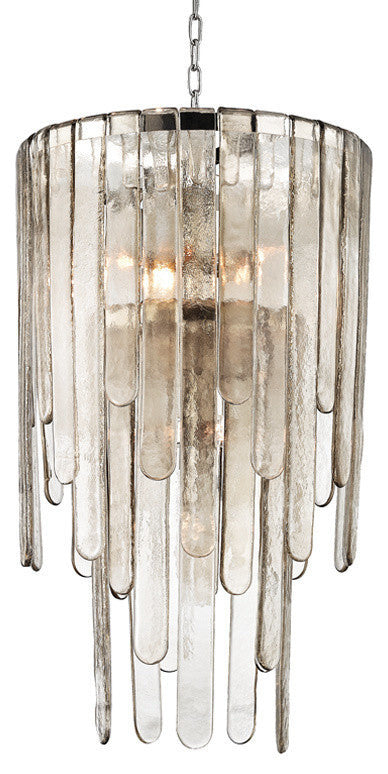 Fenwater, 9 Light, Pendant, Polished Nickel Finish, Clear Glass