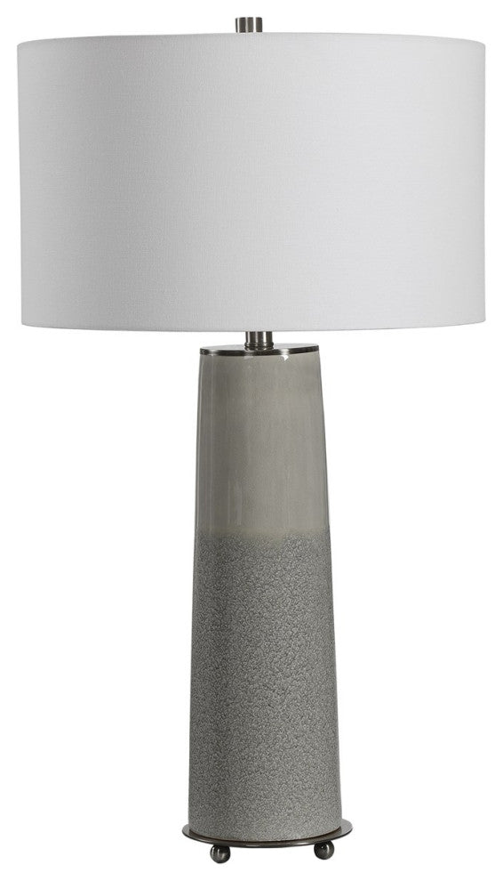 Uttermost Abdel Gray Glaze Table Lamp 28436
