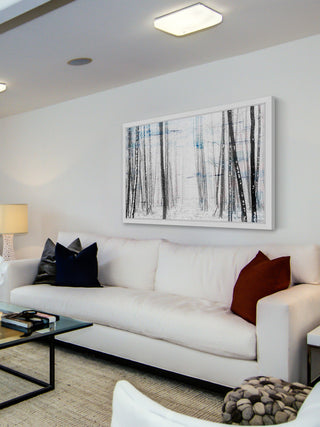 Parvez Taj "Thin Trees" Framed Painting Print, 18"x12"