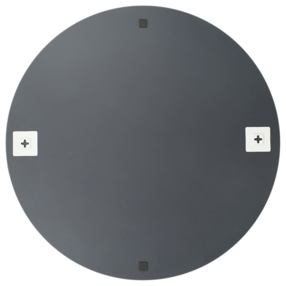 Vidaxl Wall Mirrors 2-Piece 19.7" Round Glass