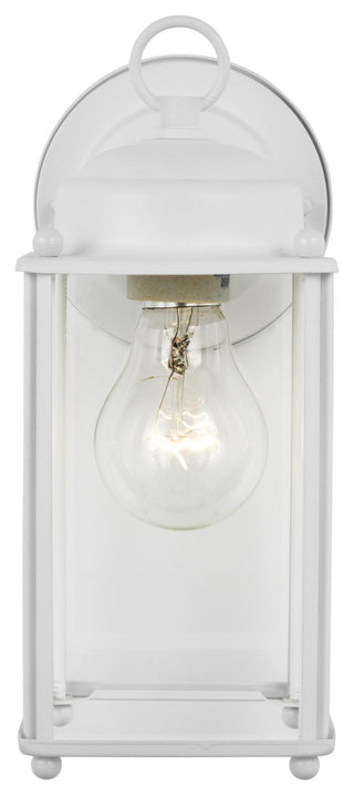 New Castle Large 1-Light Outdoor Wall Lantern, White