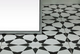 Metal Frame Rectangle Full Length Mirror 30X72 Inch, Silver