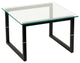 Contemporary Glass End Table