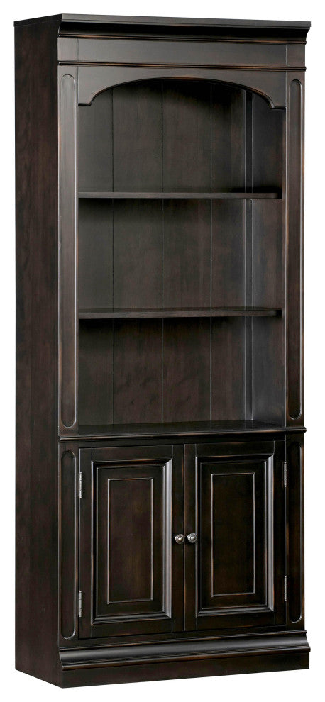 Roanoke Black Bookcase