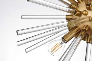 Elegant Lighting 2502W18 Sienna 4 Light 18" Tall Wall Sconce - Black