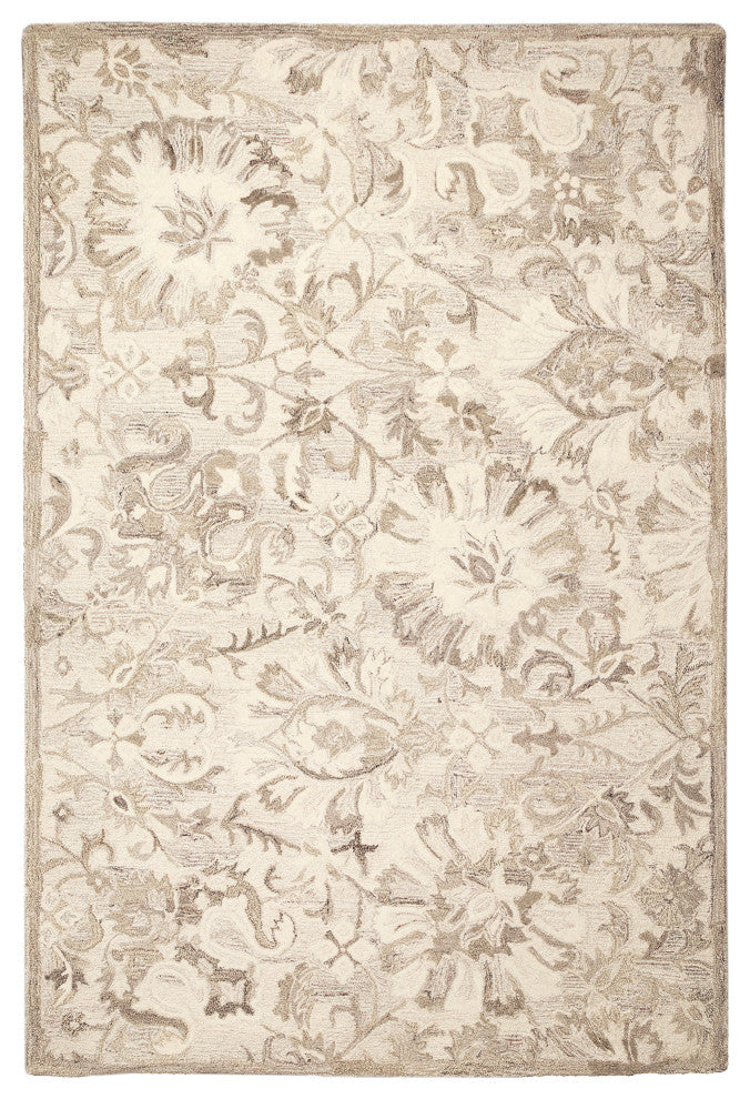 Hana Flora Indoor Rug, Natural, 2'x7'6" Runner