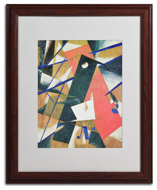 'Abstract II' Matted Framed Canvas Art