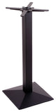 Holland Bar Stool 217 Black Cast Iron Counter H Base, Square Foot