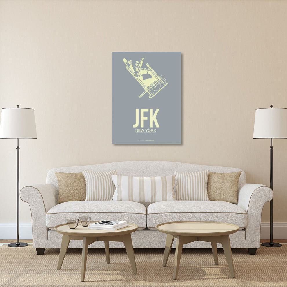 "JFK New York Poster 1" Fine Art Print