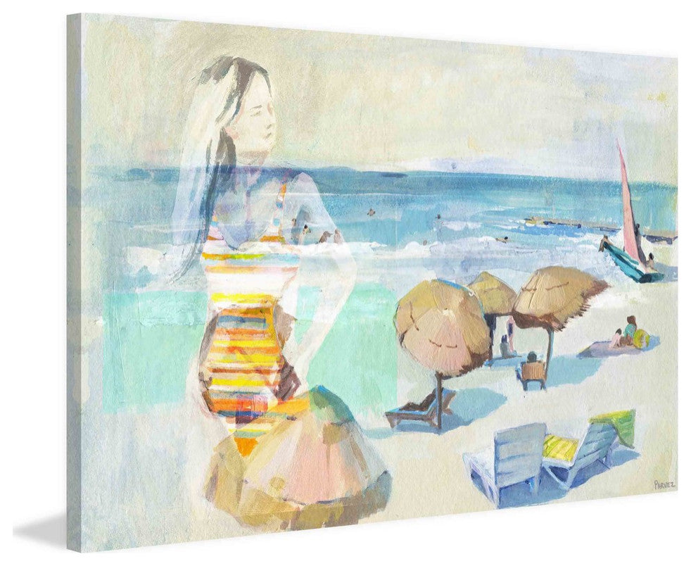 "Summer Days Remembered" Painting Print on Wrapped Canvas, 36"x24"