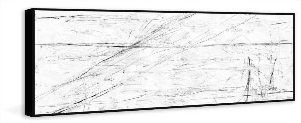 "Early Dawn" Floater Framed Painting Print on Canvas, 45x15