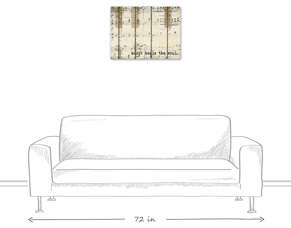 Piano Keys Music  18x24 Canvas Wall Art