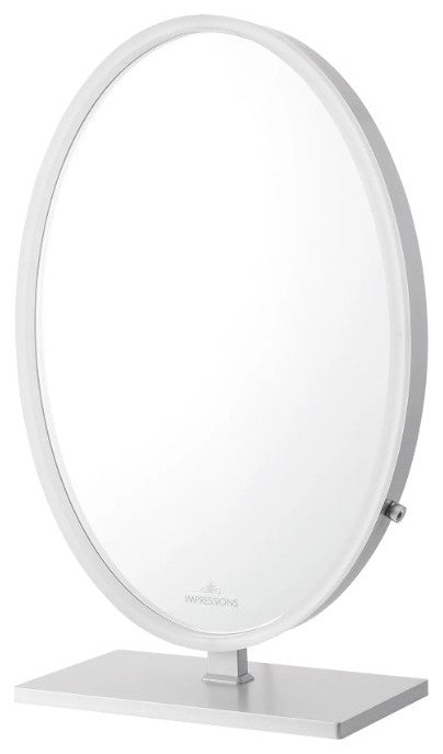Heiress Plus Vanity Mirror, Silver, Led Strip Light