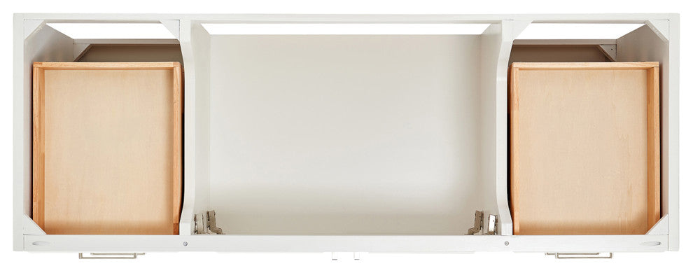 Ariel Stafford 60" Single Sink Bathroom Vanity Base, White