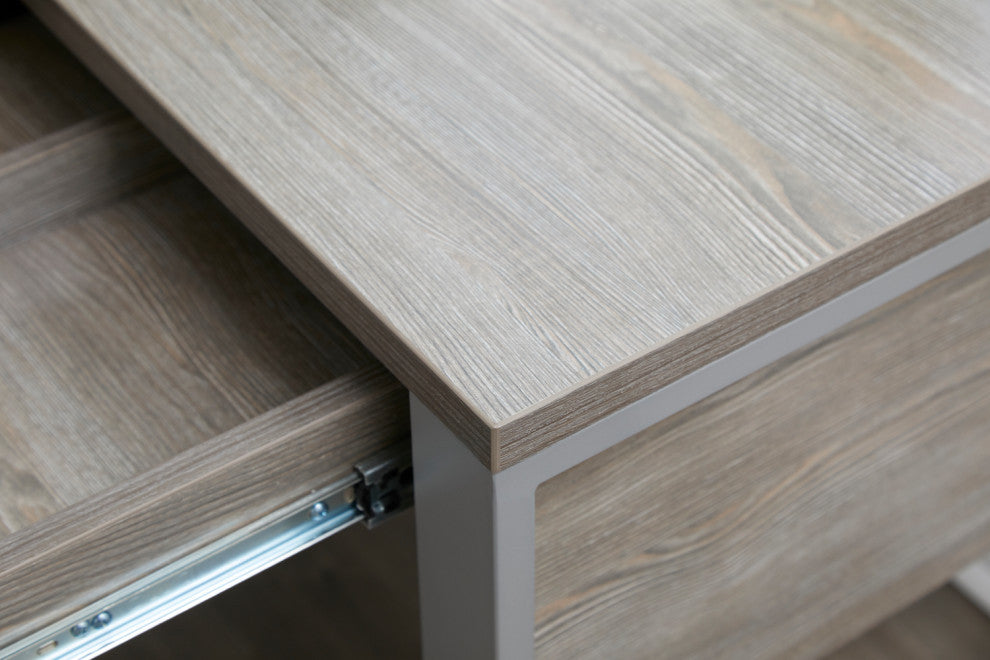 K150 Home Desk 47x24", Gray, Gray