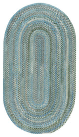 Alliance Oval Braided Rug, Thyme, 11'4"x14'4"