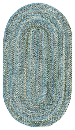 Alliance Oval Braided Rug, Thyme, 11'4"x14'4"
