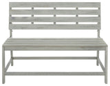 Safavieh Ruben Balcony Bench And Table, Ash Grey