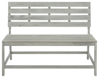 Safavieh Ruben Balcony Bench And Table, Ash Grey