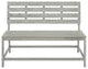 Safavieh Ruben Balcony Bench And Table, Ash Grey