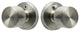Modern Series Bergen Privacy Knob, Satin Stainless