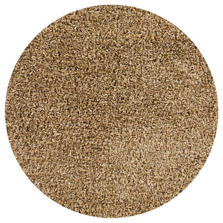 Gianna Contemporary Area Rug, Tan, 7'9" Round
