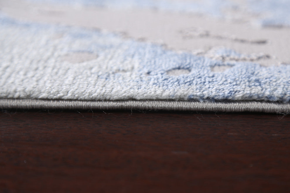 Turkish Oriental Abstract Transitional Rug Contemporary Carpet 8x10