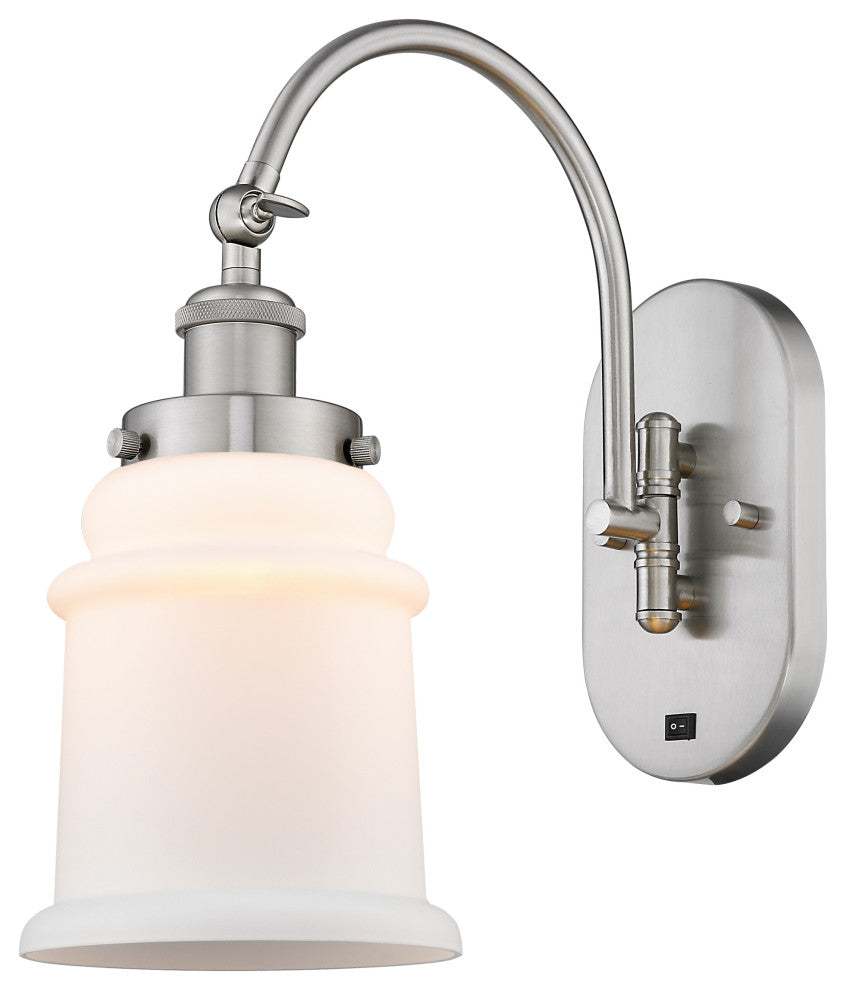 Innovations 918-1W-SN-G181-LED 1 Light 6.5" Sconce, Brushed Satin Nickel