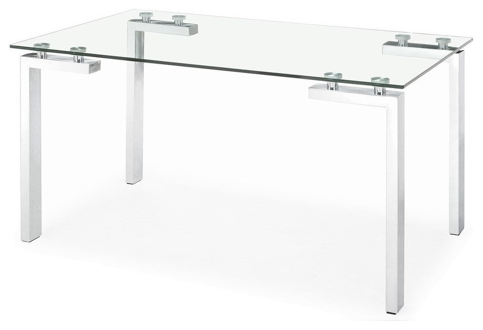 Roca Modern Glass Dining Table
