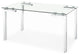 Roca Modern Glass Dining Table