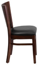 Wooden Restaurant Chair, Black