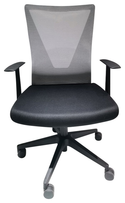 Hobart Low Back Revolving Ergonomic Office Chair, Black