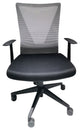 Hobart Low Back Revolving Ergonomic Office Chair, Black